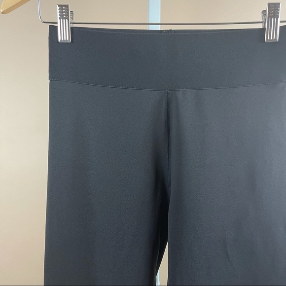 Women’s S2 Large Performance Laser Cut Out Leggings Yoga Workout Gym Black Solid - Picture 6 of 6